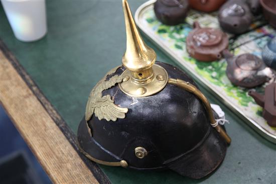 A WWI Pickelhaube, 10in.